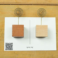 Eco-Friendly Wood Memo Pincer Clip