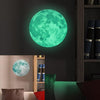 30cm Large Moon Glow in the Dark Wall Sticker