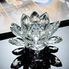 80mm Crystal Lotus Flower Paperweight ( 8 Colors )