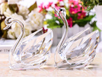 Crystal Swans Figurines Paperweight ( 4 Colors )