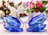 Crystal Swans Figurines Paperweight ( 4 Colors )