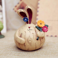 Cute Resin Rabbit Home Decoration ( 5 Variants )