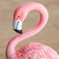 Pink Flamingo Figure Home Decor
