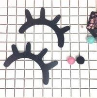 Wooden Eyelash Wall Sticker ( 8 Color )