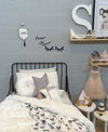 Wooden Eyelash Wall Sticker ( 8 Color )