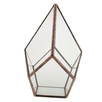 Succulent Diamond Glass Geometric Terrarium