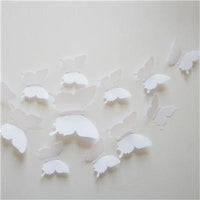 23 Variants Butterfly Decals 3D Wall Stickers ( 12 Pcs/Lot )