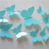 23 Variants Butterfly Decals 3D Wall Stickers ( 12 Pcs/Lot )