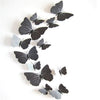 23 Variants Butterfly Decals 3D Wall Stickers ( 12 Pcs/Lot )