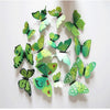 23 Variants Butterfly Decals 3D Wall Stickers ( 12 Pcs/Lot )