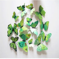 23 Variants Butterfly Decals 3D Wall Stickers ( 12 Pcs/Lot )