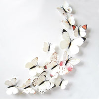 23 Variants Butterfly Decals 3D Wall Stickers ( 12 Pcs/Lot )