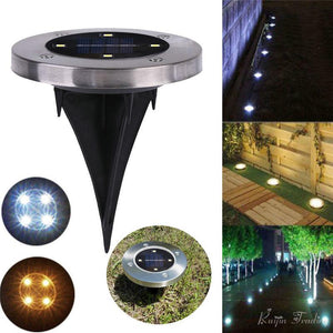 Solar Garden Disc Lights