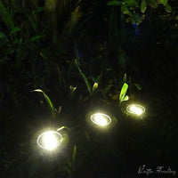 Solar Garden Disc Lights