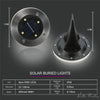 Solar Garden Disc Lights