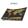 Vintage Scratch Off World Map