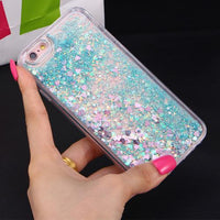 Liquid Heart & Stars Glitter Phone Case ( 5 Variants )