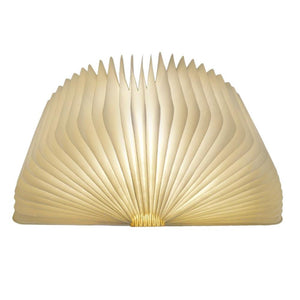 Wooden LED Book Lamp
