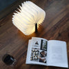Wooden LED Book Lamp
