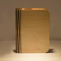 Wooden LED Book Lamp