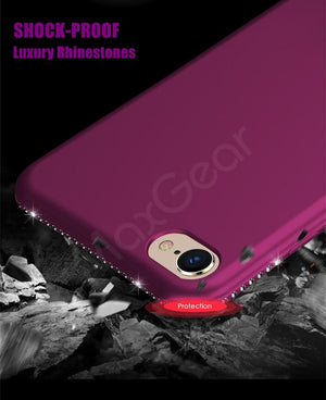 Luxury Rhinestone Silicone Case