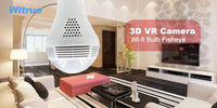 360 Degree Wireless IP Security Bulb Camera