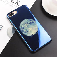 Electroplated Blue Space iPhone Cover ( 3 Variants )