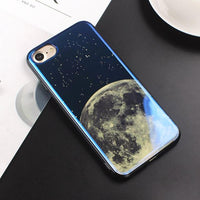 Electroplated Blue Space iPhone Cover ( 3 Variants )