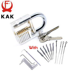 Transparent Lock Picking Practicing Set