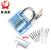 Transparent Lock Picking Practicing Set