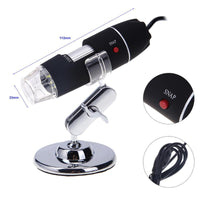 Portable USB Digital Electronic Microscope 8 LED Magnifier 1000X Video Camera