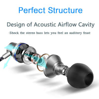 4D Surround Bass Metal Earphones
