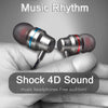 4D Surround Bass Metal Earphones