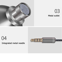 4D Surround Bass Metal Earphones