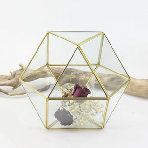 Squared Triangle Symmetry - Terrarium Jar