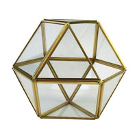 Squared Triangle Symmetry - Terrarium Jar