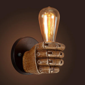 Vintage Fist Wall Lamps For Decoration