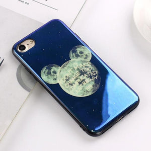 Electroplated Blue Space iPhone Cover ( 3 Variants )