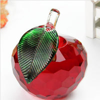 Crystal Cut Apple Paperweight ( 7 Variants )