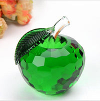 Crystal Cut Apple Paperweight ( 7 Variants )