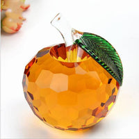 Crystal Cut Apple Paperweight ( 7 Variants )
