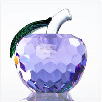 Crystal Cut Apple Paperweight ( 7 Variants )