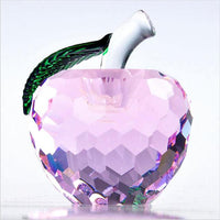Crystal Cut Apple Paperweight ( 7 Variants )