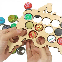 Beer Bottle Caps Collector - Russian Map